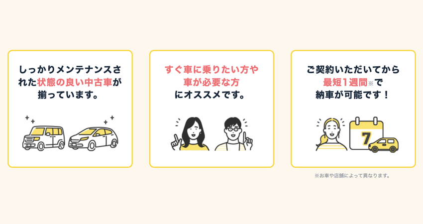 中古車やEV車のカーリースプランもある