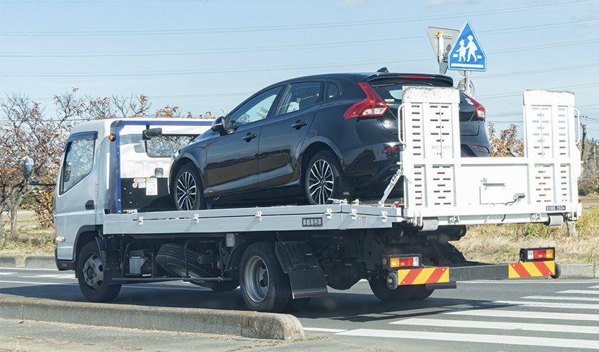店舗ではなく自宅に納車してくれる