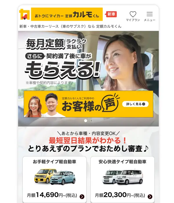 定額カルモくん