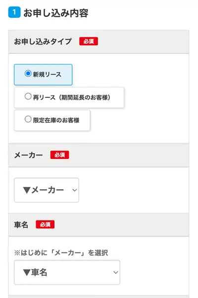 リースナブル仮審査手順